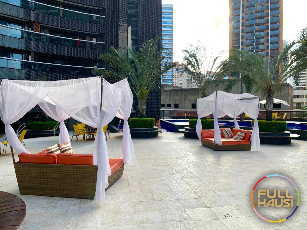 Landscape Flat Alto Padrao Condominio Na Beira Mar Fortaleza  Kültér fotó
